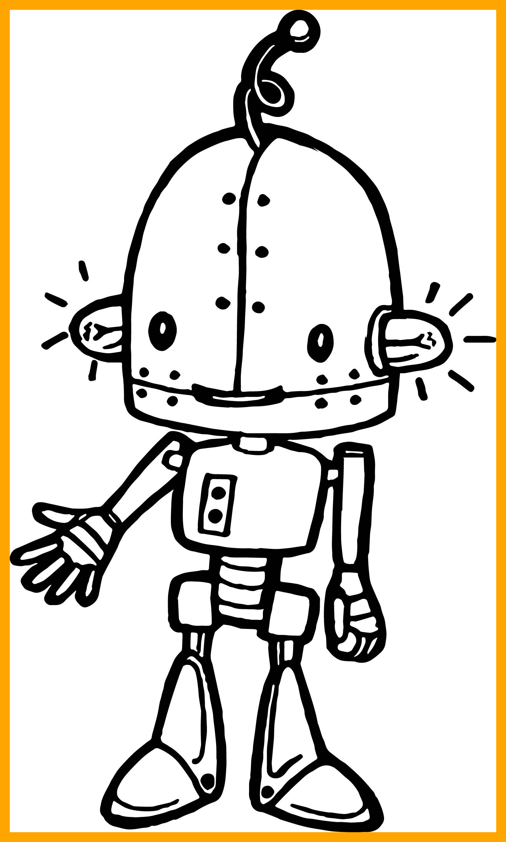 1611x2680 Best Robot Coloring Pages Picture Of Styles And Cute Popular Robot