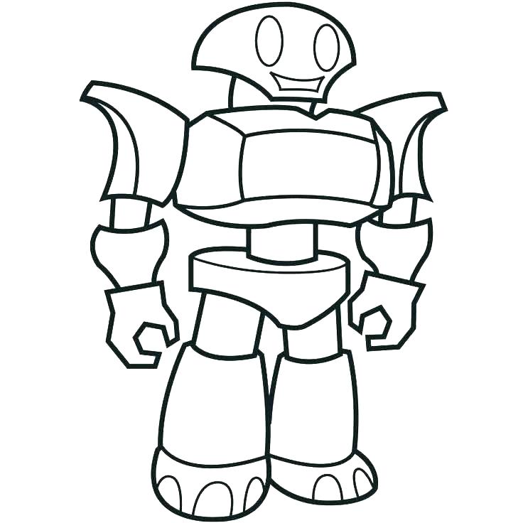 736x736 Coloring Pages Robot Line Art Free Printable Coloring Pages