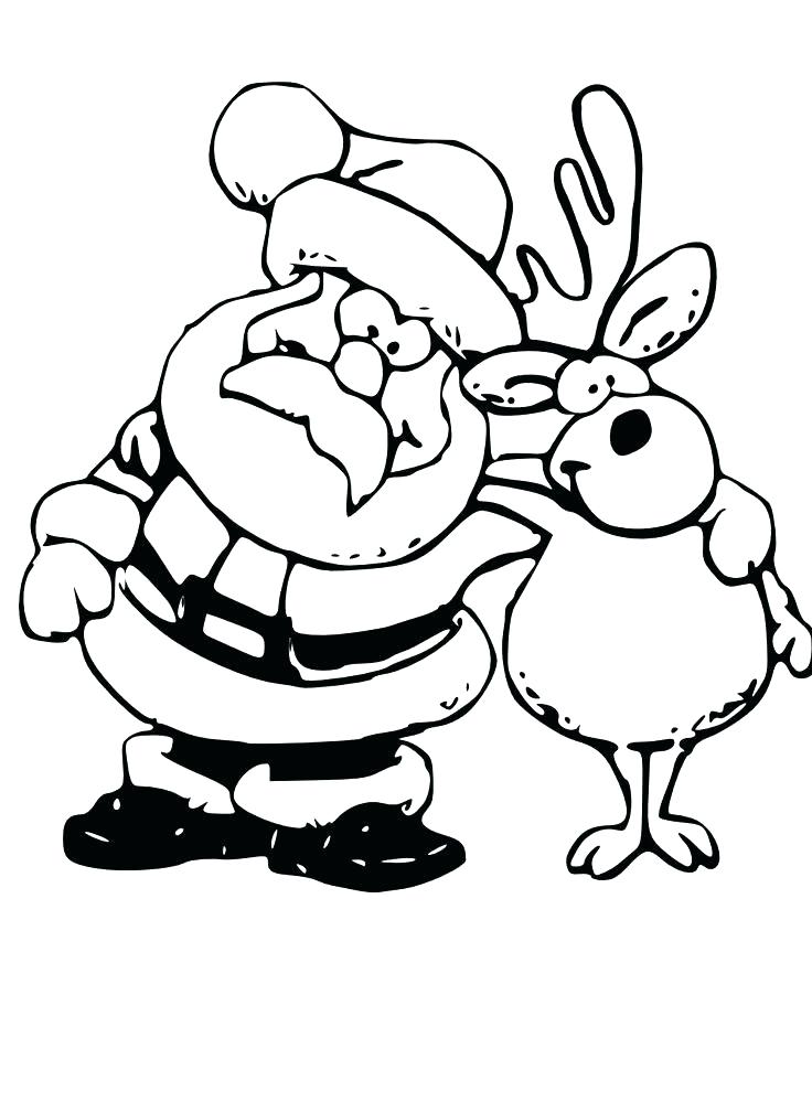 736x999 Rudolph Printable Coloring Pages The Red Nosed Reindeer Coloring