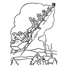 230x230 Cute Santa Claus Coloring Pages For Your Little Ones