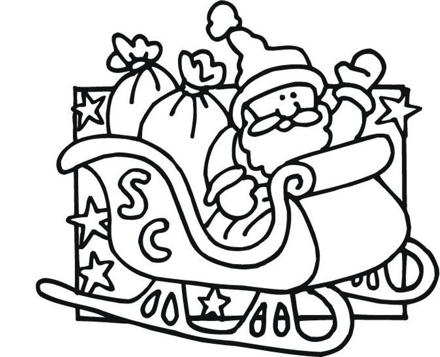 1422x1154 Santa Claus Coloring Pages Printable