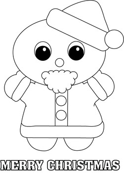 251x350 Santa Color Page, Christmas, Coloring Pages
