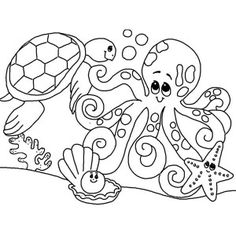 236x236 A Beautiful Sea Turtle For You To Color In You'll Find Lots More