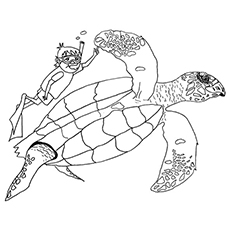 230x230 Top Free Printable Cute Sea Turtle Coloring Pages Online