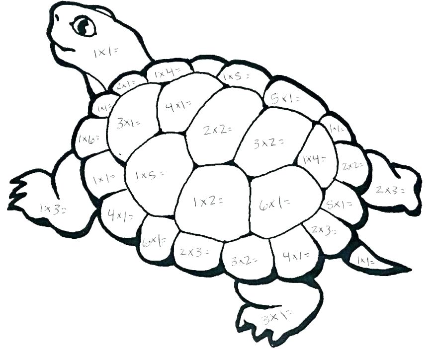 863x703 Turtle Color Page Cute Turtle Coloring Pages Coloring Pages