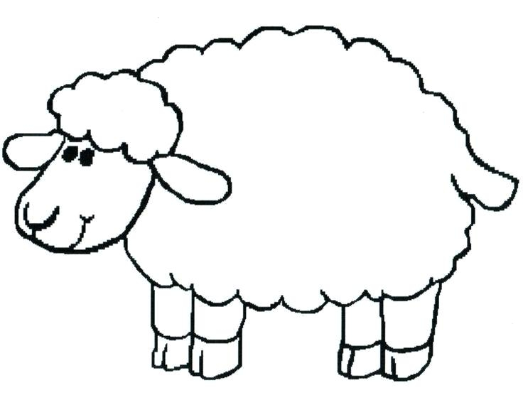 Cute Sheep Coloring Page at GetDrawings | Free download