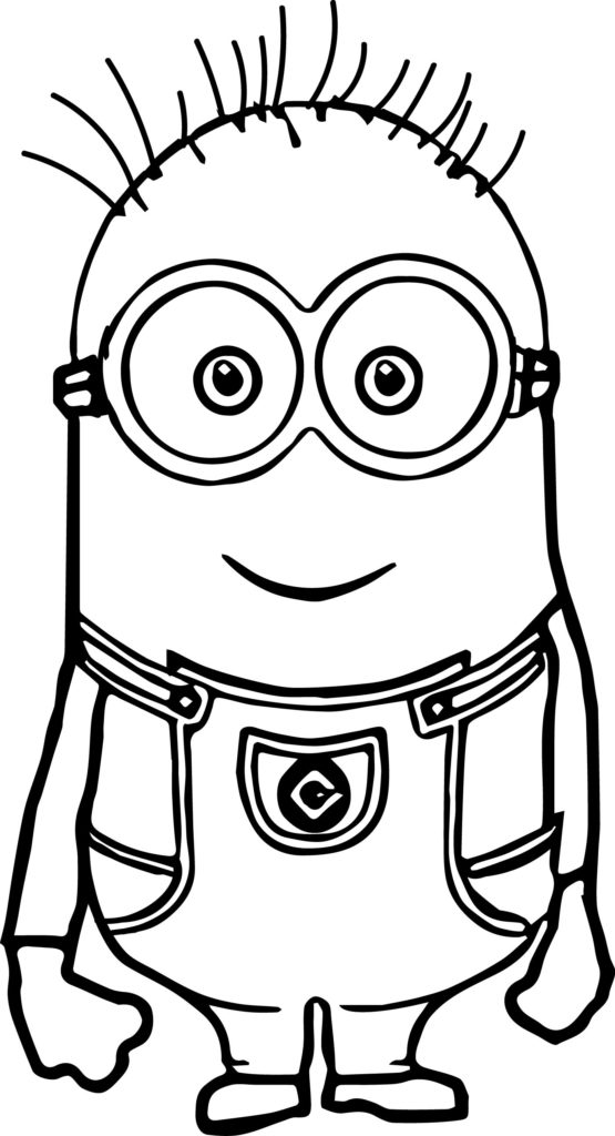 555x1024 Cute Basic Minion Coloring Page Wecoloringpage With Pages
