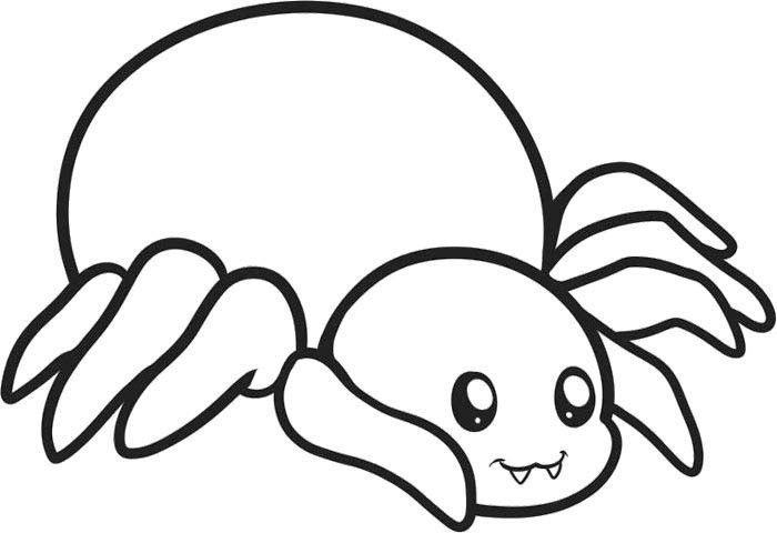 700x480 Sweet Animal Spider Coloring Page Cute Spider