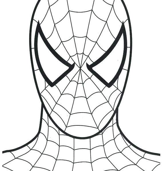 567x600 Coloring Man Page Spider New At Decor Kids Cute Spider Coloring