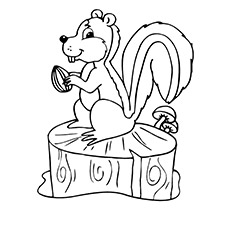 230x230 Top Free Printable Squirrel Coloring Pages Online