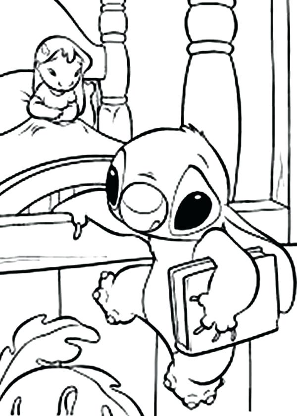 600x840 Stitch Coloring Pages Lilo Stitch Coloring Book Lilo