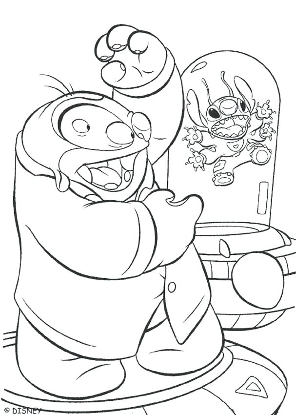 607x850 Stitch Coloring Pages Lilo And Stitch Coloring Pages For Kids