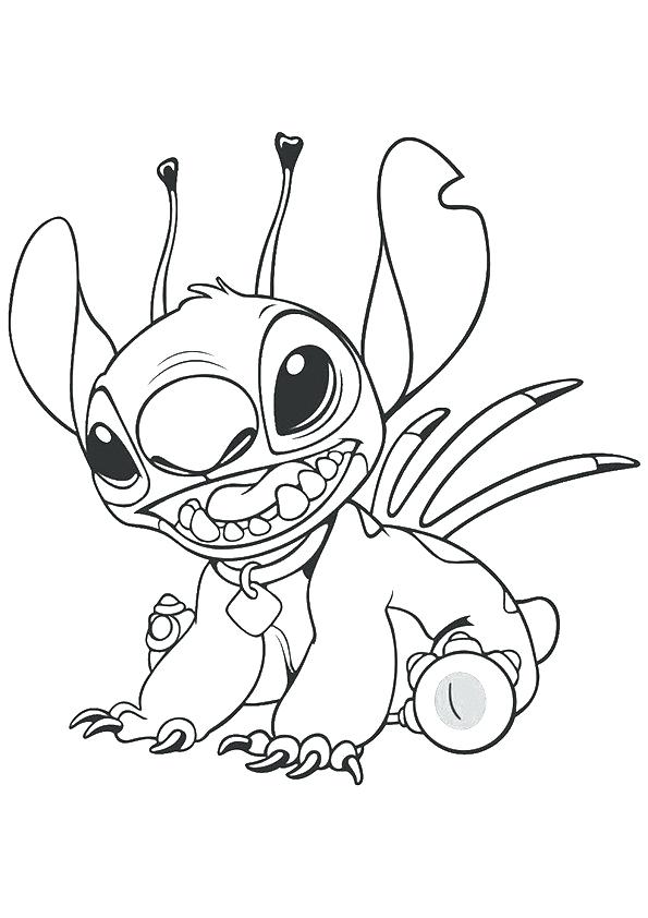 595x842 Stitch Coloring Pages Lilo And Stitch Surfing Coloring Pages