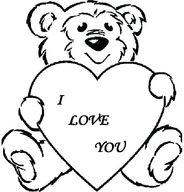 600x624 Cute Teddy Bear Coloring Pages Free Teddy Bear Coloring Pages