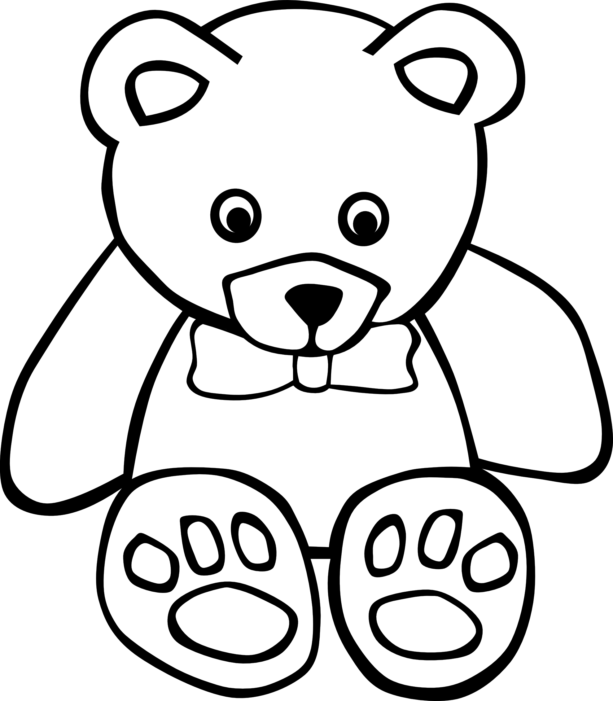 1979x2263 Cute Teddy Bear Coloring Pages With Adorable Cozy And Wonderheart