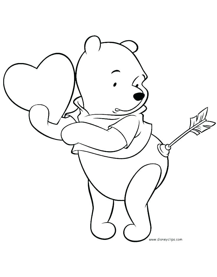 736x940 Pooh Bear Colouring Pages Online A Coloring Page Pooh Bear