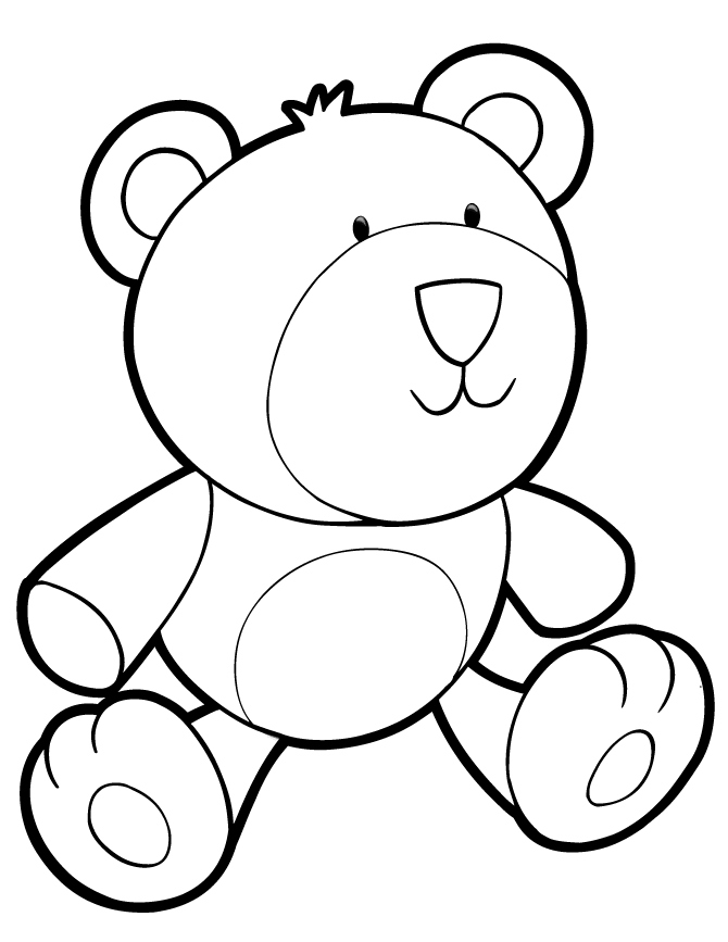 670x867 Teddy Bear Coloring Page Lovely Cute Teddy Bear Coloring Pages