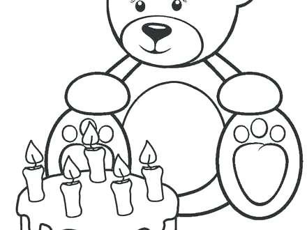 440x330 Coloring Pages Teddy Bears