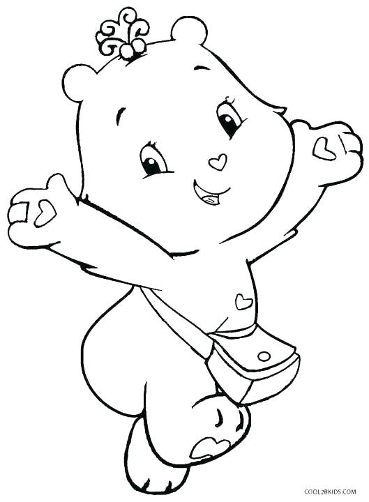 529x720 Cow Coloring Sheet Care Bear Coloring Pages Cute Teddy Bear