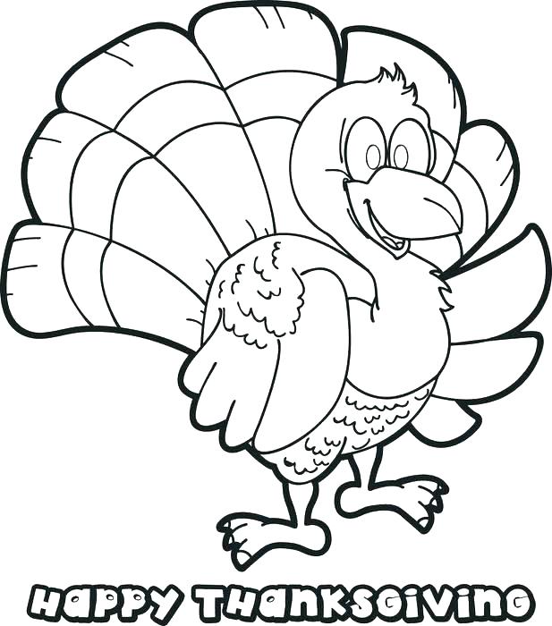 617x700 Cute Thanksgiving Turkey Coloring Pages Kids Coloring Coloring