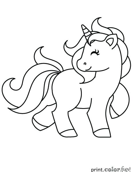 474x600 Unicorn Color Pages Cute My Little Unicorn Coloring Page Print