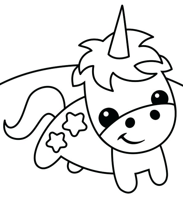 594x640 Cute Unicorn Coloring Pages And Baby Unicorn Coloring Pages Cute