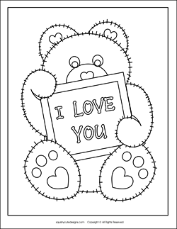 250x323 Free Valentine Coloring Pages