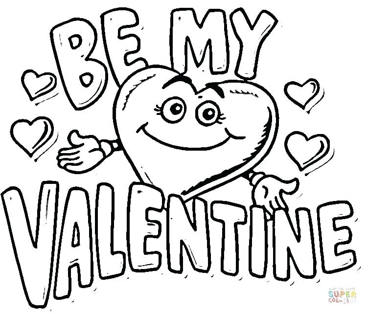 750x642 Valentine Coloring Picture Valentines Day Colouring Pictures