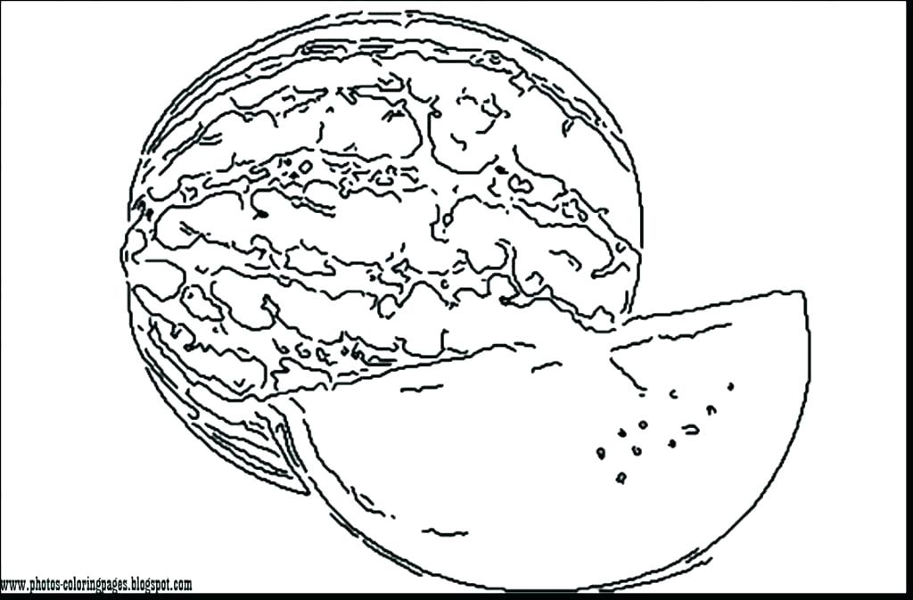 1024x673 Watermelon Coloring Page Watermelon Coloring Pages Watermelon