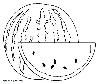 408x338 Watermelon Colouring Pages Watermelon Coloring Pages Page Free Big