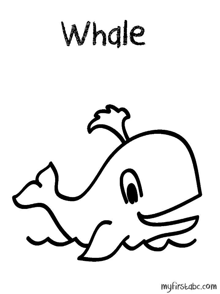 718x958 Whale Coloring Pages