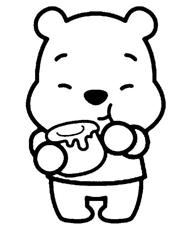 552x756 Cute Winnie The Pooh Coloring Pages Best Pooh Bear Et Al Images