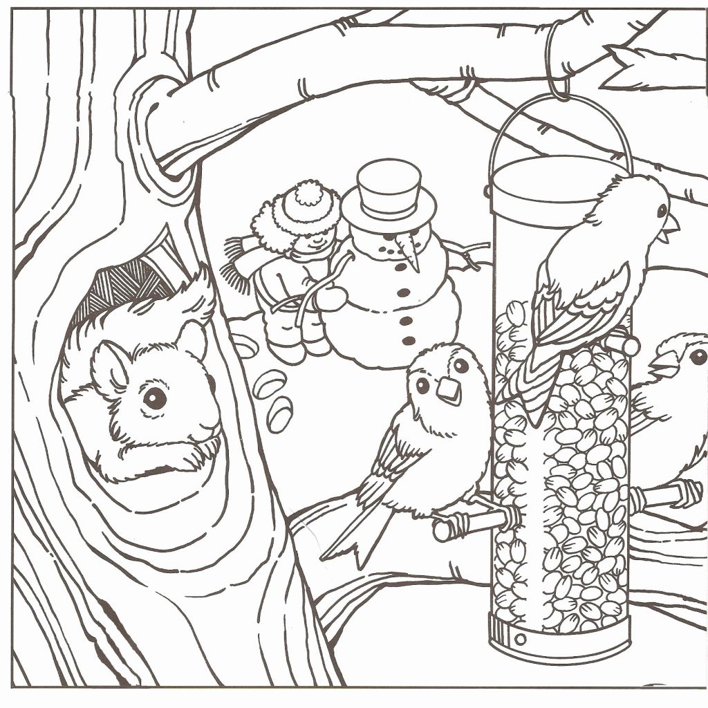 Cute Winter Coloring Pages