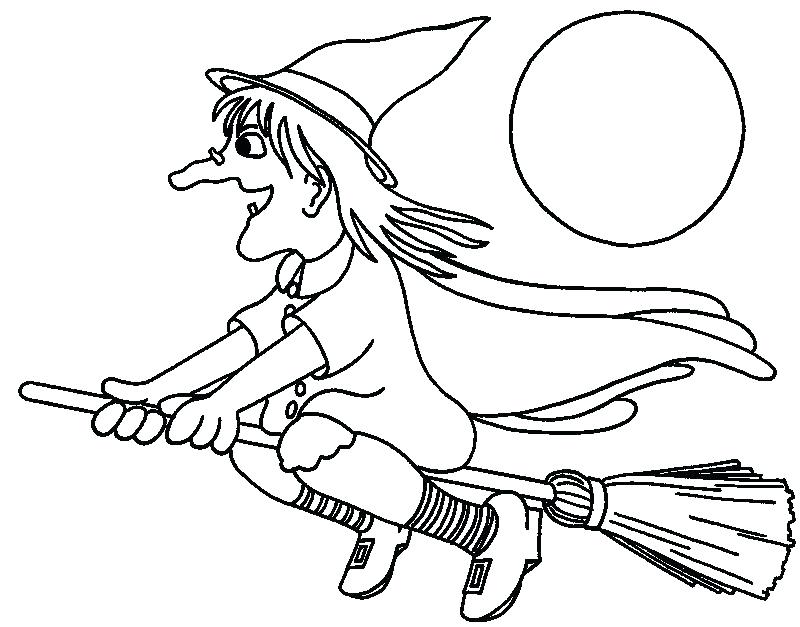 800x627 Witch Coloring Pages Cute Witch Coloring Pages Witch Flying