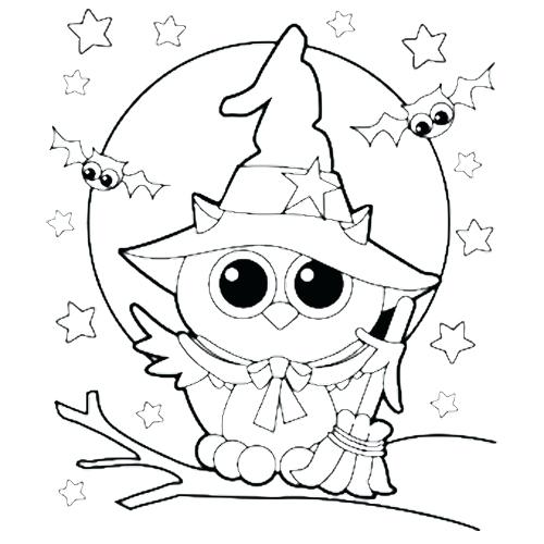 500x500 Cute Witch Coloring Pages Cute Witch Coloring Pages Cartoon Witch