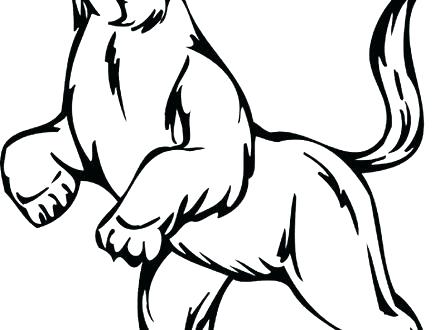 440x330 Howling Wolf Coloring Pages Wolf For Coloring Free Coloring Pages