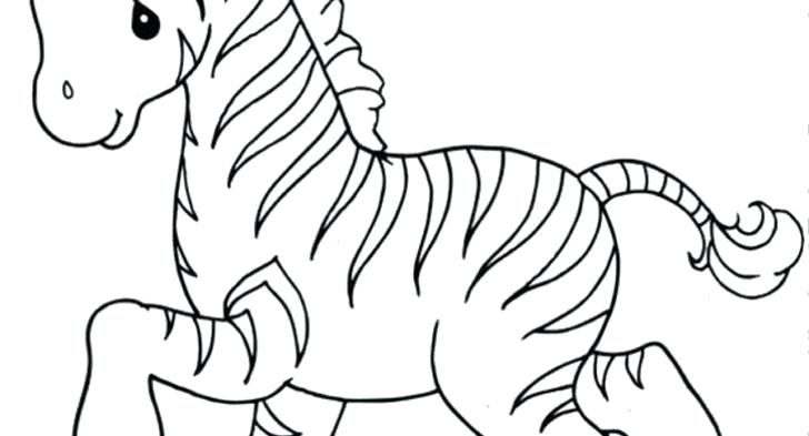 728x393 Cute Zebra Coloring Pages Baby Zebra Coloring Sheet Cute Zebra