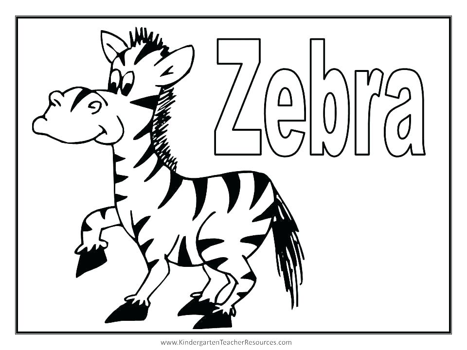 960x720 Baby Zebra Coloring Pages Zebra Color Sheet Zebra Coloring Sheets