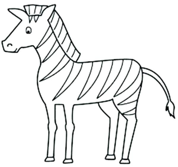 600x564 Beautiful Zebra Coloring Page Download Print Online Coloring