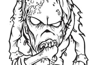 Cute Zombie Coloring Pages