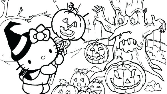 585x329 Kids Halloween Coloring Pages Print The Cute Zombie Coloring