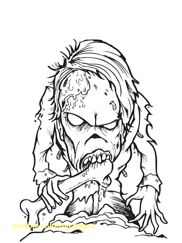 600x801 Zombie Coloring Pages