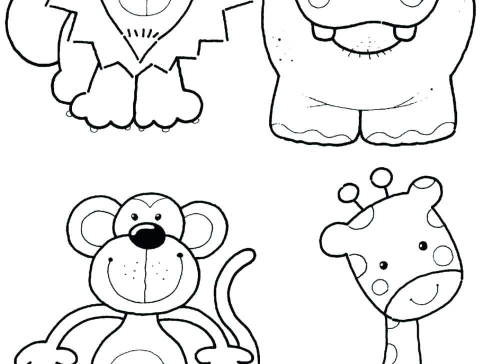970x728 Coloring Pages Zoo Animals Cute Baby Zoo Animals Coloring Pages