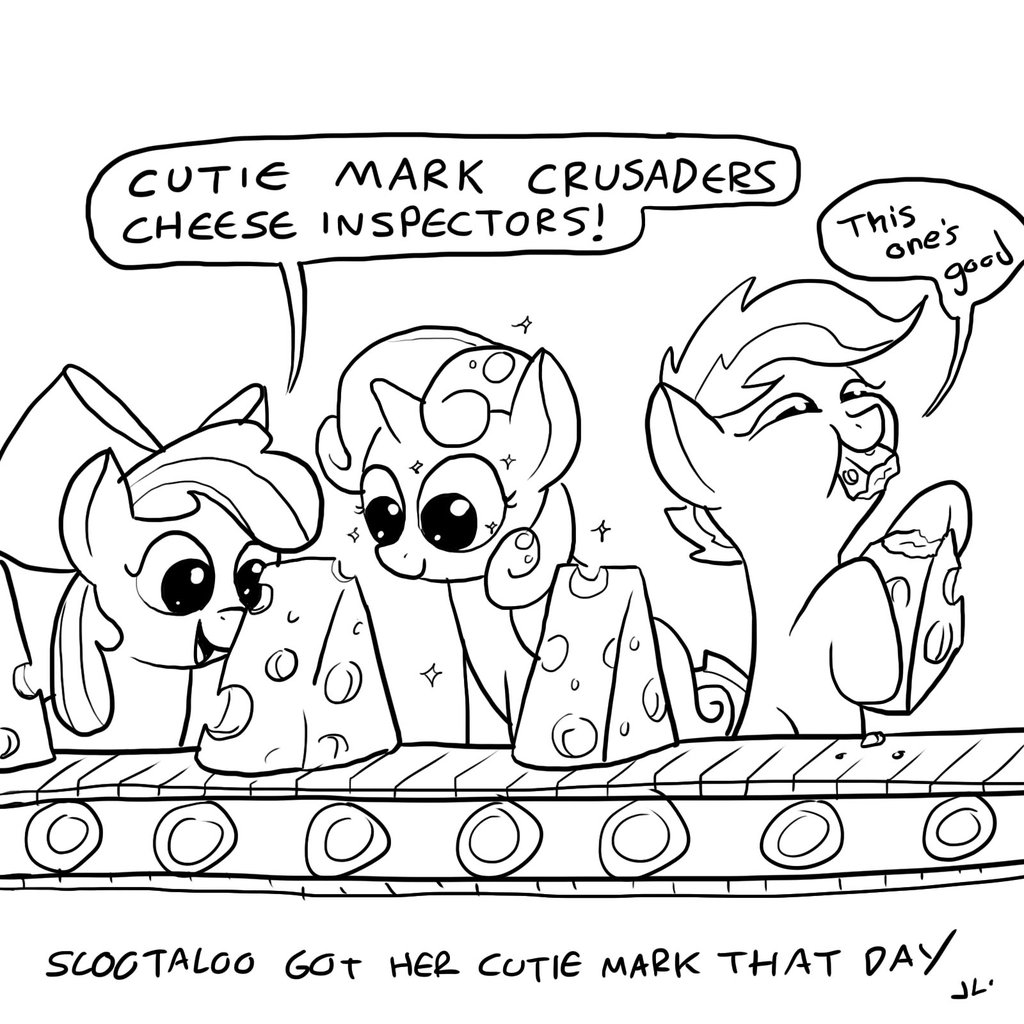 1024x1024 Cutie Mark Crusader Cheese Inspectors