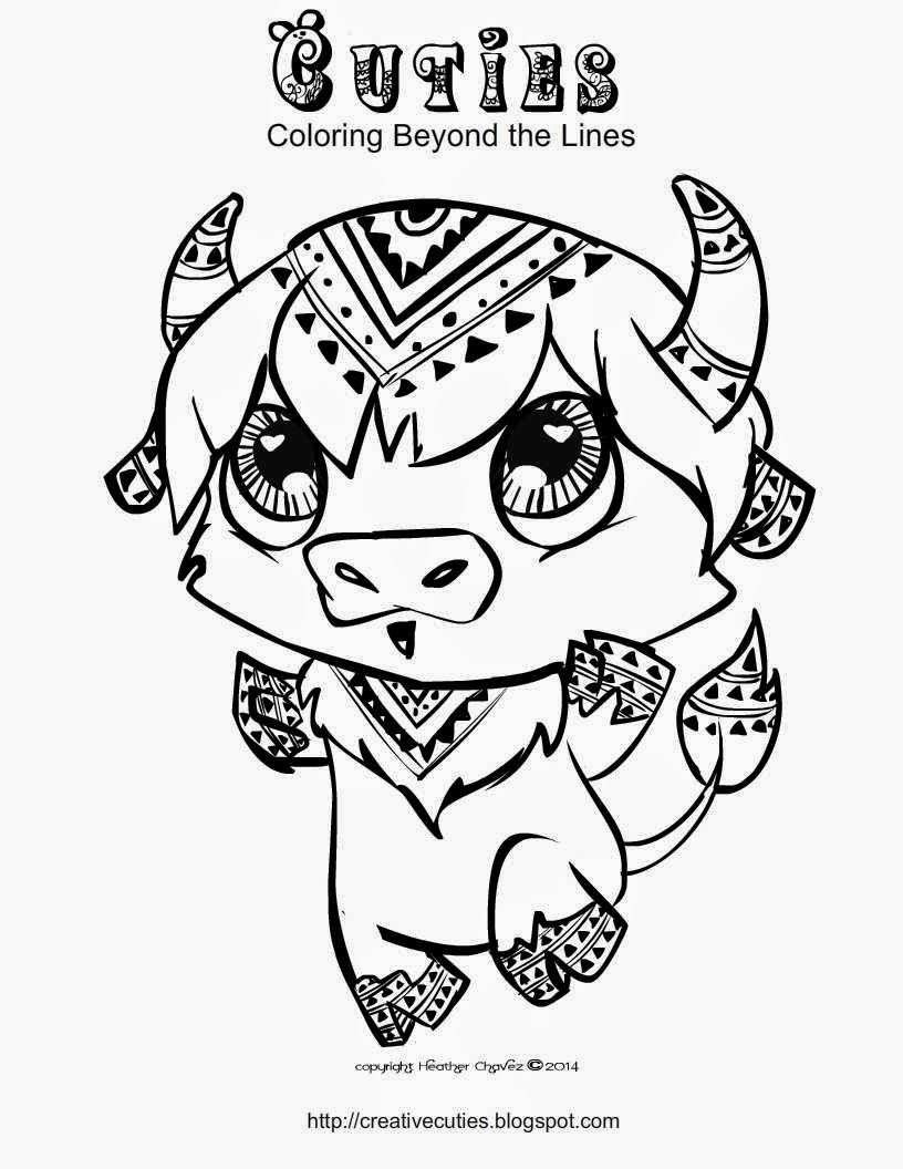 816x1056 Cuties Coloring Pages