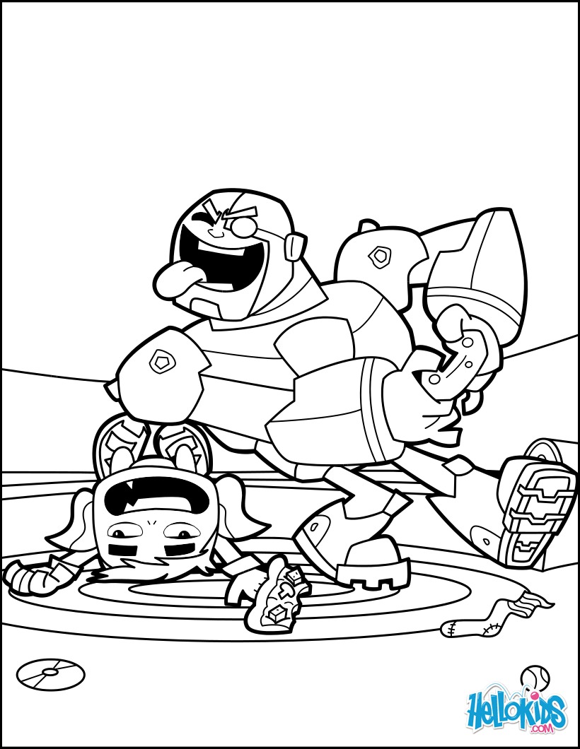 820x1060 Teen Titans Beast Boy And Cyborg Coloring Pages