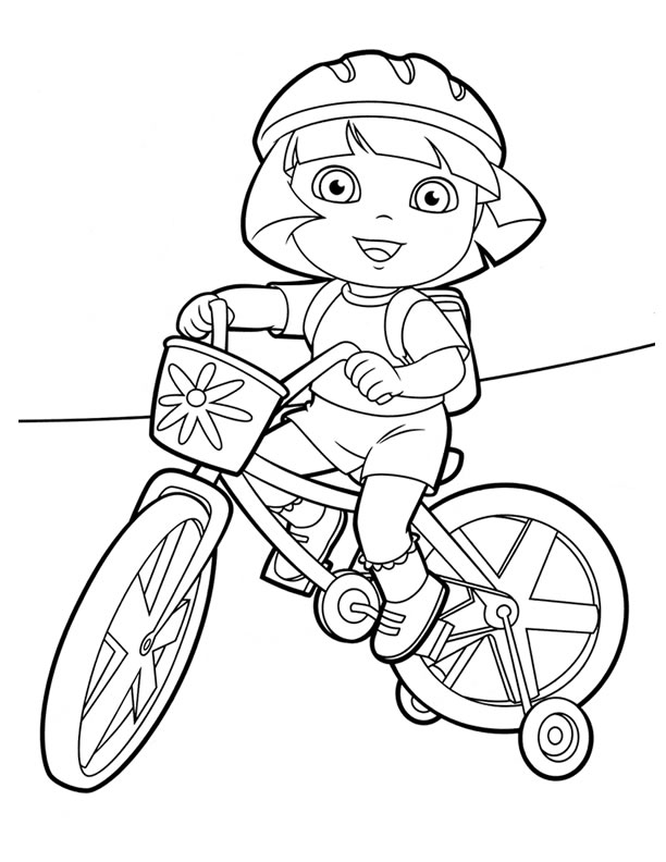 612x792 Dora Coloring