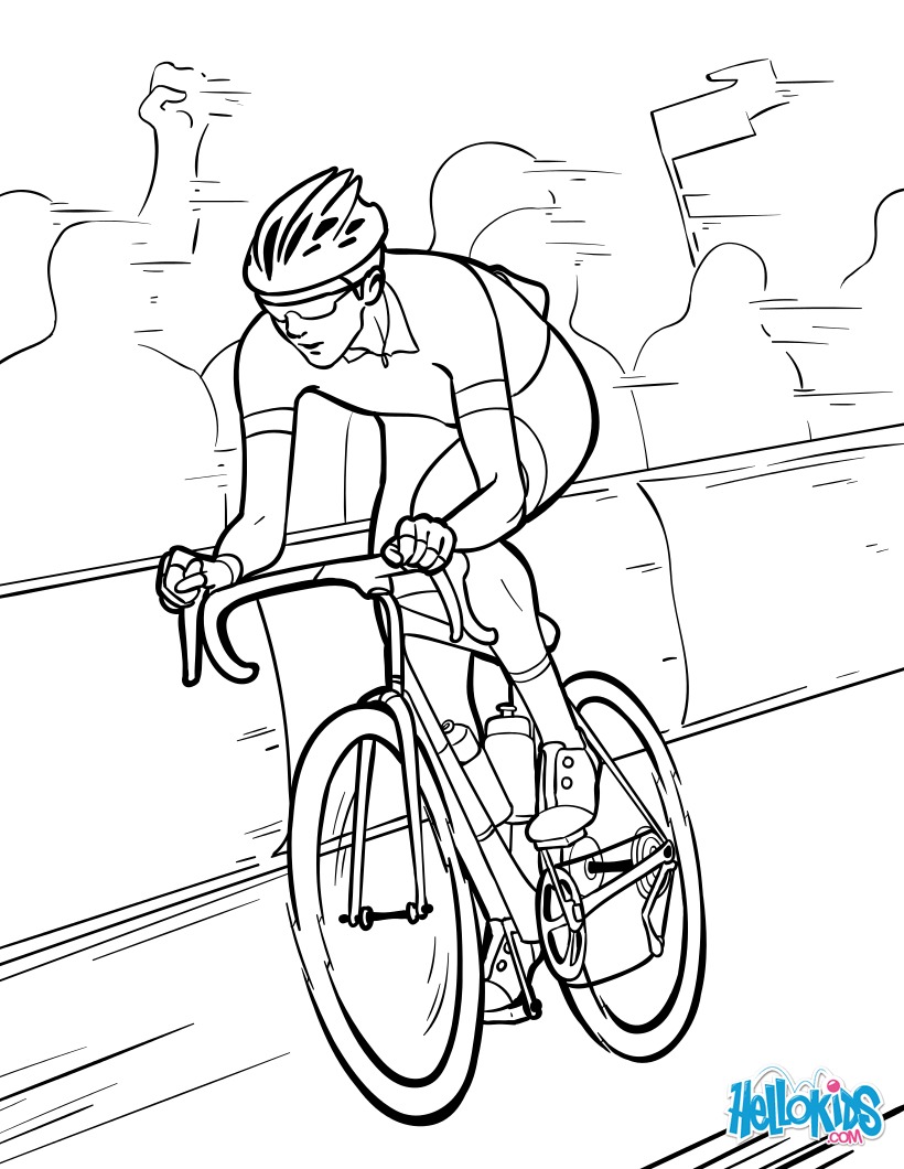 820x1060 Tour De France Coloring Pages