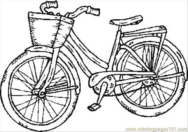 650x458 Bicycle Safety Coloring Pages Free Printable Coloring Page Old