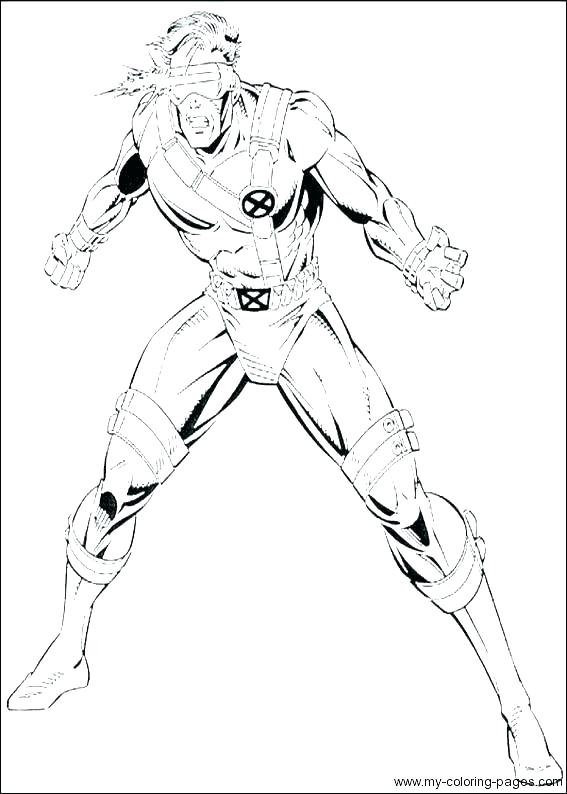 567x794 Cyclops Coloring Pages